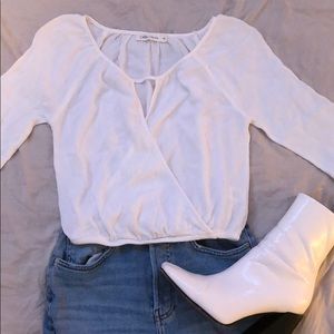 Beautiful white crop top